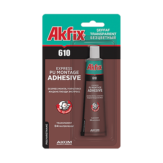 <span style="font-weight: bold;">Akfix 610 ПУ Экспресс клей Д4, 50 мл., шт</span>