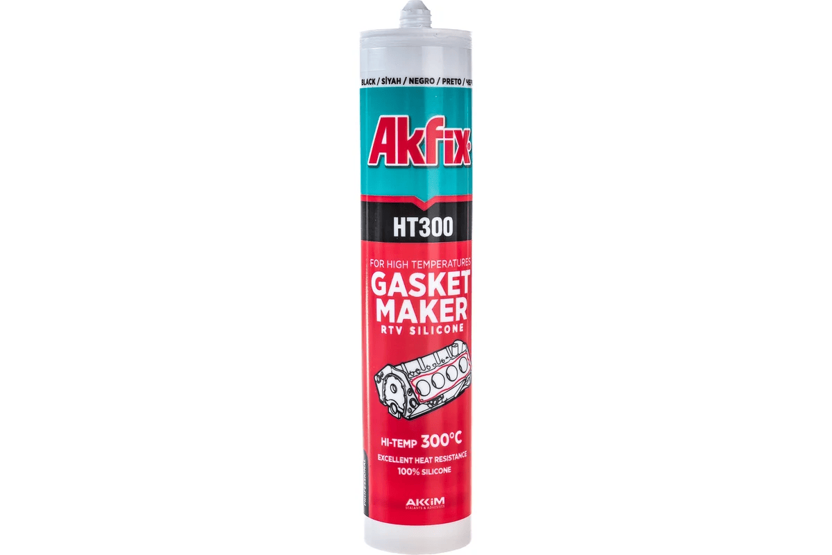 <span style="font-weight: bold;">Akfix HT300 Термостойкий силикон, 310 мл. Красный, шт</span>