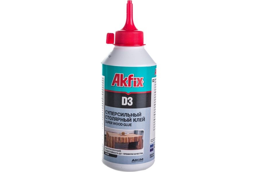 <span style="font-weight: bold;">Akfix D3 Клей ПВА Д3, 500 гр. Белый, шт</span>