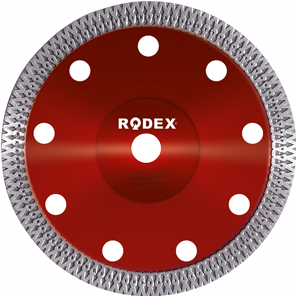 <span style="font-weight: bold;">Rodex Алмазный керамический отрезной круг 125мм RRP125, шт</span>