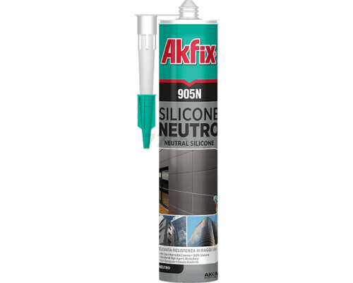 <span style="font-weight: bold;">Akfix 905N Нейтральный силикон, 310 мл. Белый, шт</span>