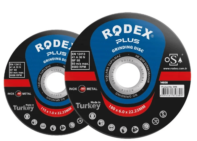 <span style="font-weight: bold;">Rodex Отрезной круг по металлу  и нержавеющей 115х1х22 мм SRM10115N, шт</span>