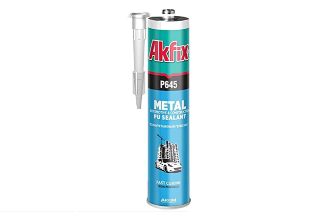 <span style="font-weight: bold;">Akfix P645 ПУ Герметик 280 мл. Белый, шт</span>